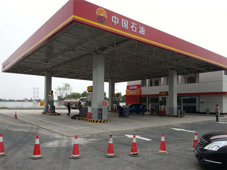 加油站钢结构网架案例20